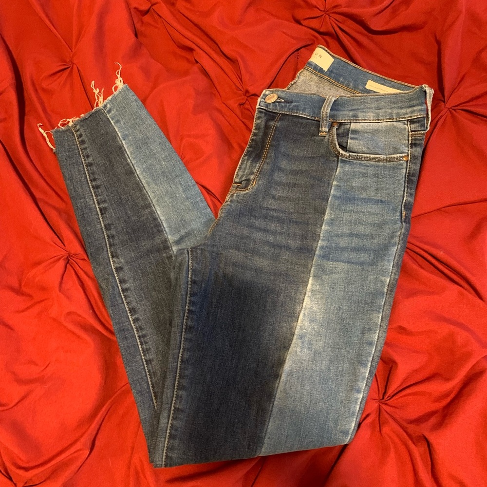 PacSun Two-toned High-Rise Ankle Jegging Size 25